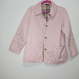Pink quilted Burberry Jacket😍😍